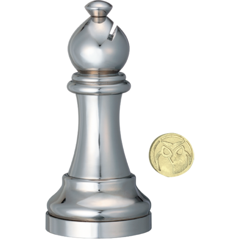 CasseTête Huzzle Cast Chess Bishop Silver Level 2 Gigamic
