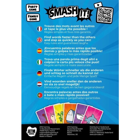 Smash It ! - Jeu d'Ambiance - Cartes - Rapidité