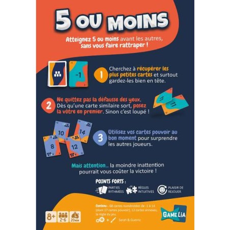 5 ou Moins