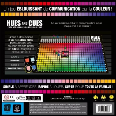 Hues and Cues - Jeu d'Ambiance - Association