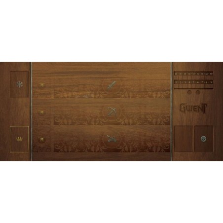 Gwent - Tapis de Jeu Effet Bois