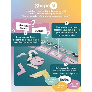 Shape It - Jeu d'Ambiance - Jeu Coopératif