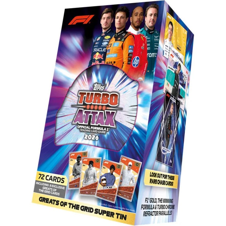 Tcg Topps F1 Turbo Attax 26 27 Super Tin Fanatics