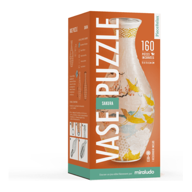Vase Puzzle Jardin Sakura - Gigamic