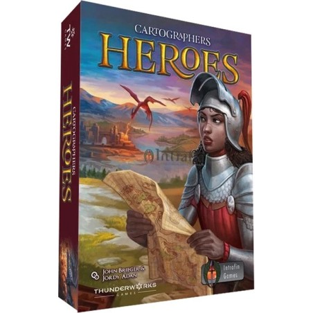 Cartographers - Heroes - Intrafin - Jeux de société - Thunderworks Games