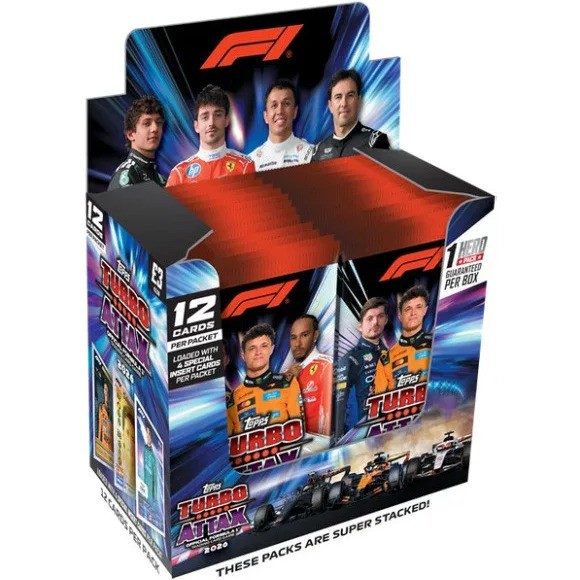 Tcg Topps F1 Turbo Attax 26 27 Display 24 Boosters Fanatics