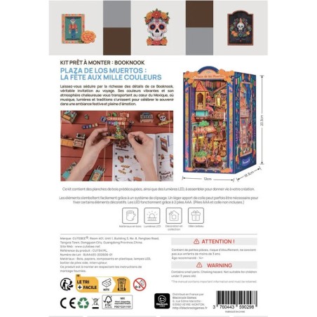 Book Nook - Plaza de los Muertos La fête aux mille couleurs - 350 Pièces