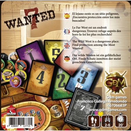 Wanted 7 - Jeu de société - Gdm Games