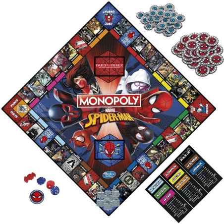 Monopoly: Marvel Spider - Jeux de société - Hasbro