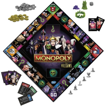 Monopoly - Les Vilains - Jeux de société - Hasbro