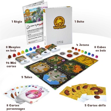 Wopono - jeu de société - Octoko