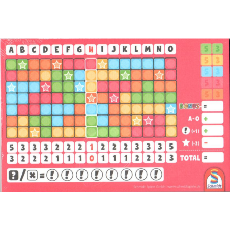Encore! Bloc de Score: I - Rouge - Jeu de société - GmbH - Schmidt Spiele