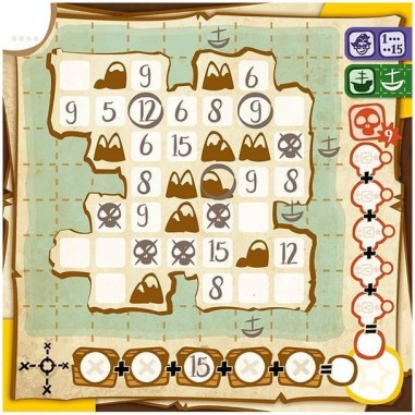 Penny Papers Adventures: Skull Island - Jeu de société - Sit Down - Sit Down Games