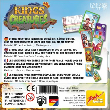 Kings & Creatures - Zoch zum spiel - Jeux de société - Zoch Zum Spielen