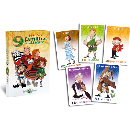 Jeu des 9 Familles Celtiques - Jeux de société - Celtic Tales