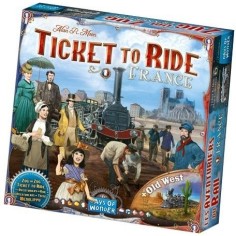 France et conquête de l'Ouest Extensions Les aventuriers du rail - Days of Wonder