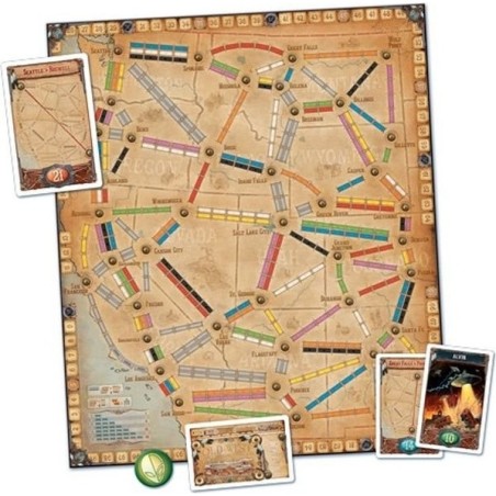 Les Aventuriers du Rail : France / Old West - Extension - Jeux de société - Days of Wonder
