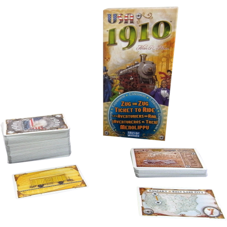 Les Aventuriers du Rail - Extension 1910 - Jeu de société - Days of Wonder