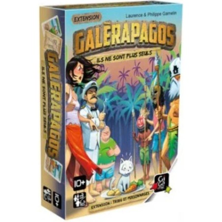Galerapagos extension : Tribu et Personnages - jeu de société - Gigamic