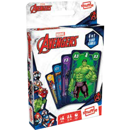 Jeu de 7 familles - Marvel Avengers - Cartamundi - Jeux de société - Shuffle