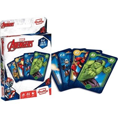 Jeu de 7 familles - Marvel Avengers - Cartamundi - Jeux de société - Shuffle