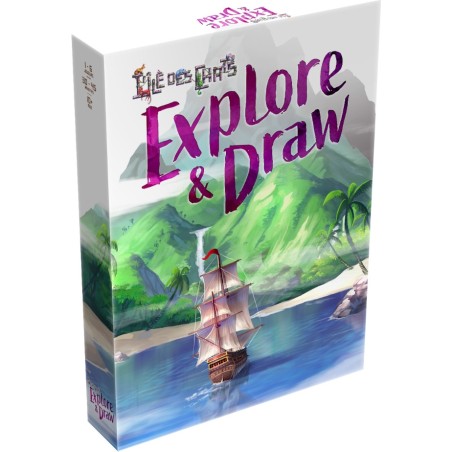 L'Île des Chats - Explore & Draw - Jeux de société - Lucky Duck Games