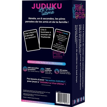 Juduku 3: Le Vice Ultime - Jeux de société - Atm Gaming