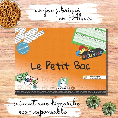 Jeu du Petit Bac - Edition Déjantée - Jeux de société - Le Lapin Sigma
