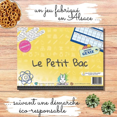 Jeu du Petit Bac - Edition Génie - Jeux de société - Le Lapin Sigma