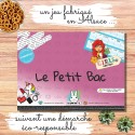 Jeu du Petit Bac - Edition Girls - Le Lapin Sigma