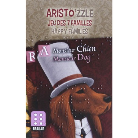 Aristo'zzle Jeu des 7 Familles - Braille - Jeu de société - Robin Red Games