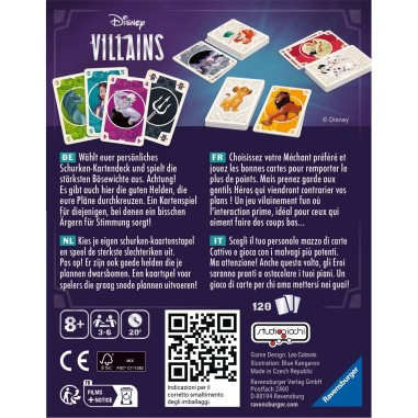 Villains - le Jeu de Cartes - Jeux de société - Ravensburger