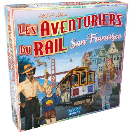 Les Aventuriers du Rail - San Francisco - Jeux de société - Days of Wonder