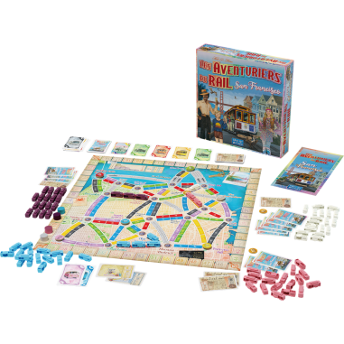 Les Aventuriers du Rail - San Francisco - Jeux de société - Days of Wonder