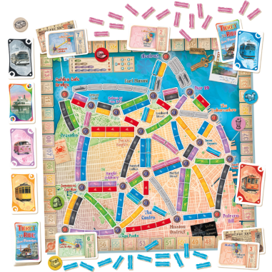 Les Aventuriers du Rail - San Francisco - Jeux de société - Days of Wonder
