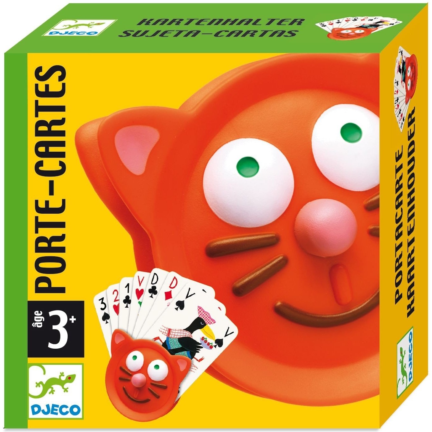 Porte cartes chat pour enfant Djeco