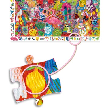 Puzzle Observation - Carnaval de Rio – 200 Pièces - Jeux de société Enfants - Djeco