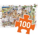 Puzzle observation - Le château fort - 100 pcs - Fsc Mix - DJ07503 - Djeco