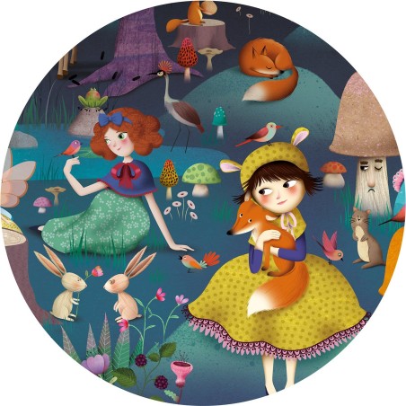Puzzle Observation - La Forêt Enchantée: 100 pièces - Jeux classiques - Djeco