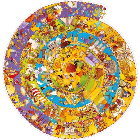 Puzzle Observation - Histoire + Livret - 350 pièces - Jeux classiques - Jeux de société - Djeco