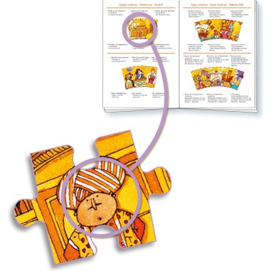 Puzzle Observation - Histoire + Livret - 350 pièces - Jeux classiques - Jeux de société - Djeco