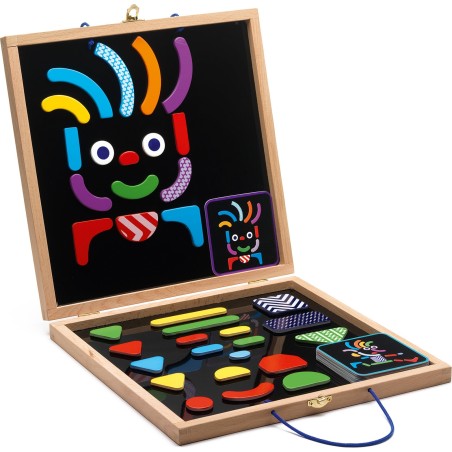 Magnétique Bois: Geobonhomme - Jeu de société - Djeco