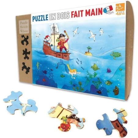 Puzzle - Les Pirates - Jeux classiques - Jeux de société - Pmwd - Puzzle Michèle Wilson