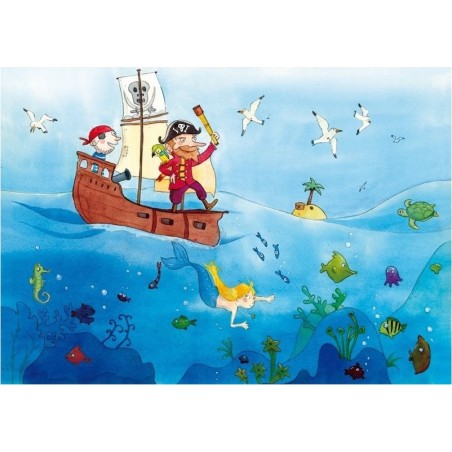 Puzzle - Les Pirates - Jeux classiques - Jeux de société - Pmwd - Puzzle Michèle Wilson