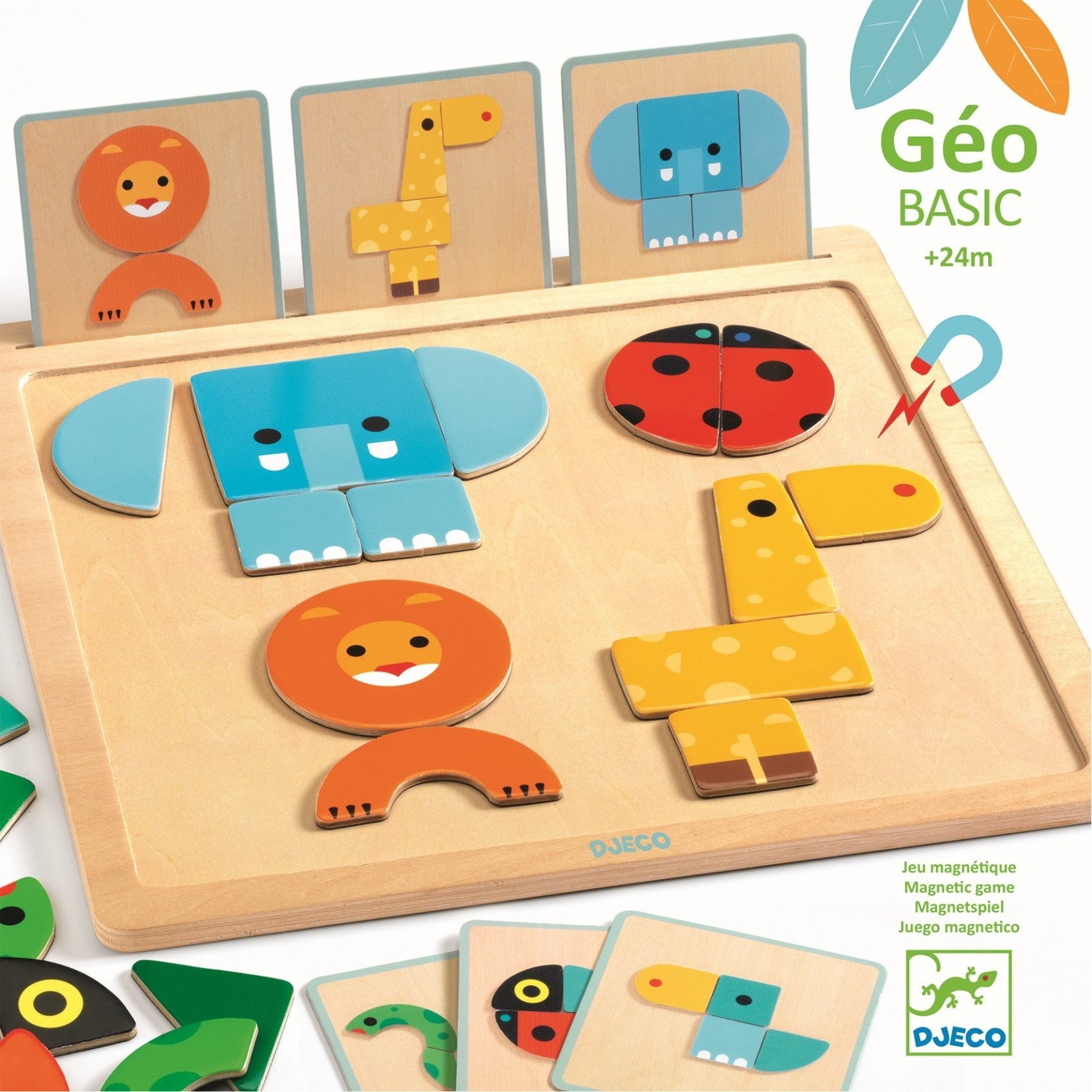 Jeu magnétique GeoBasic jeu éducatif Djeco