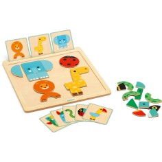 Jeu magnétique GeoBasic - jeu éducatif - Djeco 2