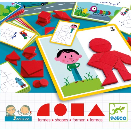 Eduludo - Formes - Jeu de société - Djeco
