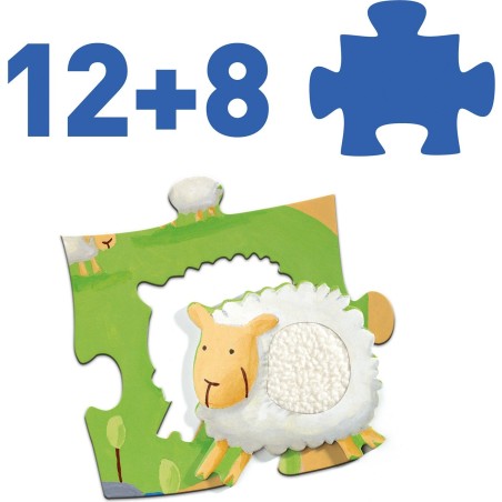 Puzzle tactilo Géant la Ferme - Jeux classiques - Jeux de société - Djeco