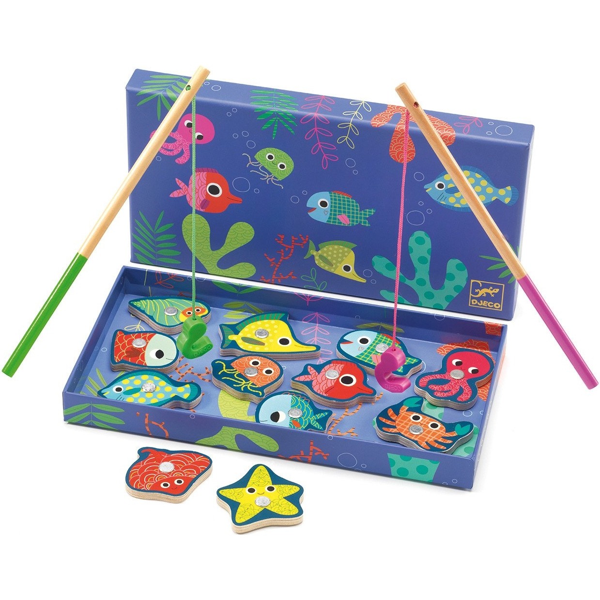 Pêche à la ligne magnétique jeu d'éveil Djeco