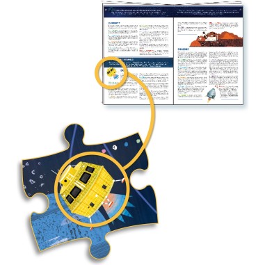 Puzzle Observation – L’Espace + Livret – 200 Pièces - Jeux de société - Djeco